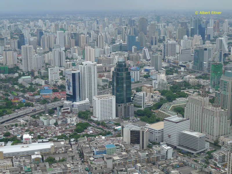 Die Skyline von Bangkok