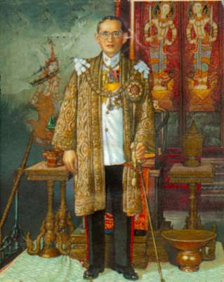 Seine knigliche Hohheit, Knig Rama IX Bhumibol.
